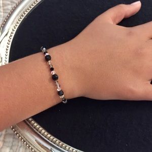 Shades of Grey crystal bracelet.